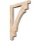 Ekena Millwork Merced Arts & Crafts Smooth Bracket, Douglas Fir, 3 1/2"W x 30"D x 42"H BKT04X30X42MRC03SDF - alternate 1